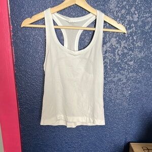 Lululemon Athletica Cream Fitted Tank Top